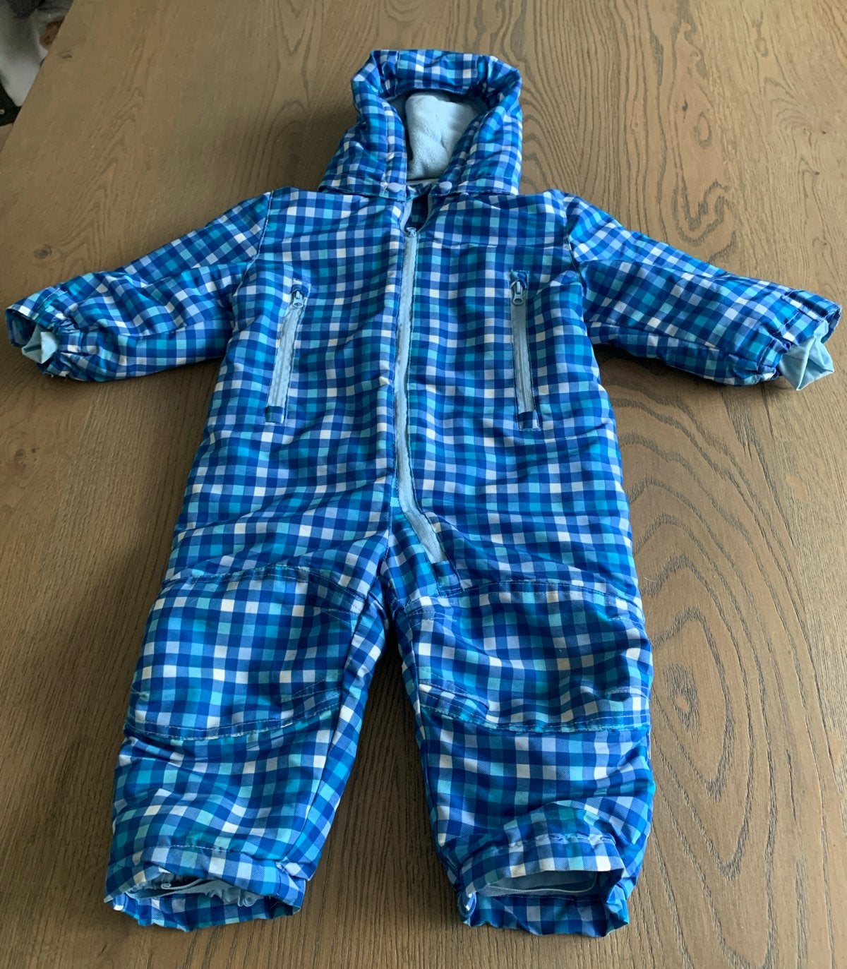 Lupilu Baby Sneeuwpakje - Blauw Geruit (Maat 74/80), Ophalen of Verzenden, Zo goed als nieuw, Jongetje of Meisje, Pakje