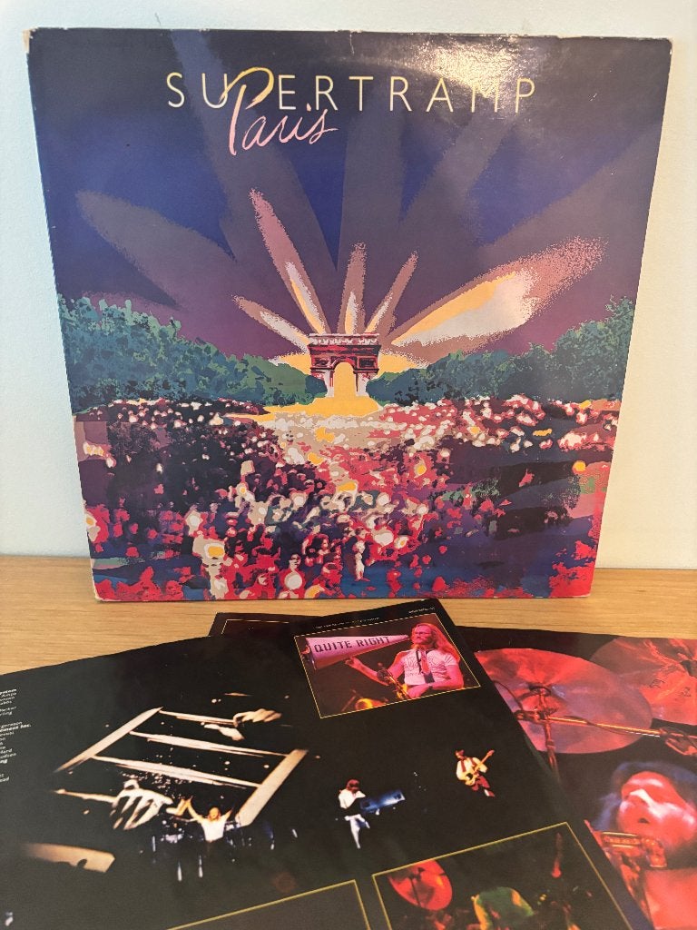 LP - Supertramp - Paris, Inclusief binnenhoes, Ophalen of Verzenden, Gebruikt, 12 inch