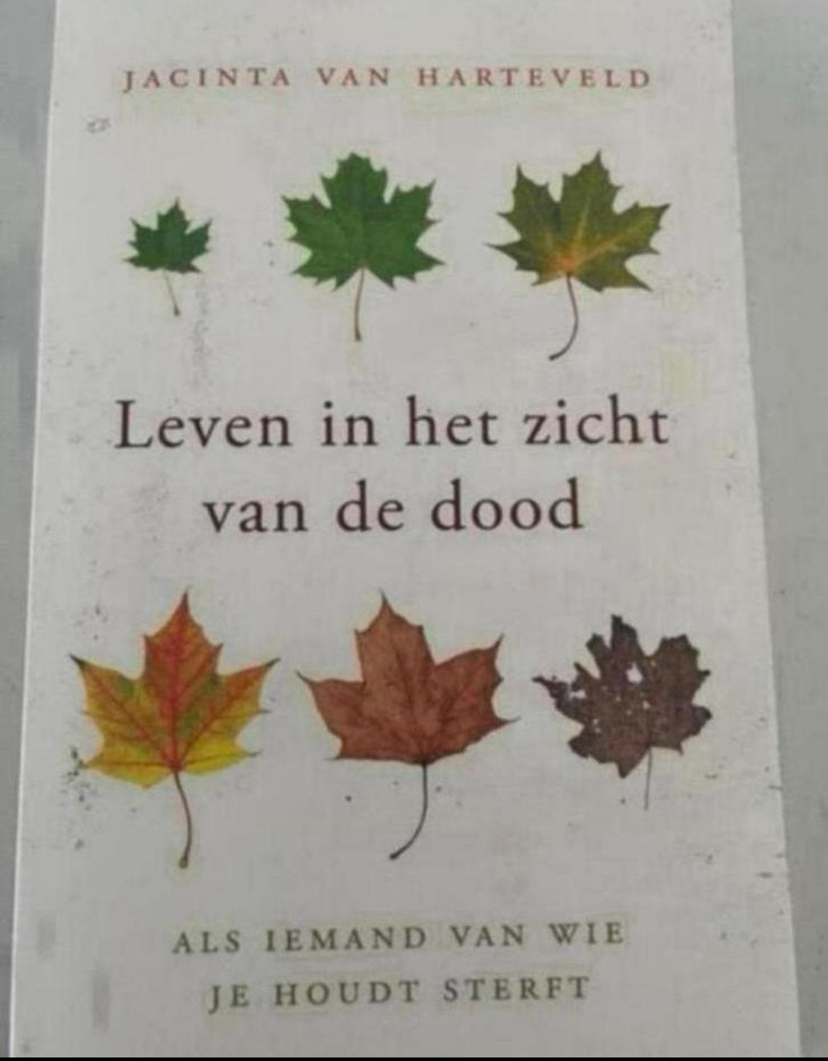 Leven in het zicht van de dood als iemand van houdt sterft, Ophalen of Verzenden, Zo goed als nieuw