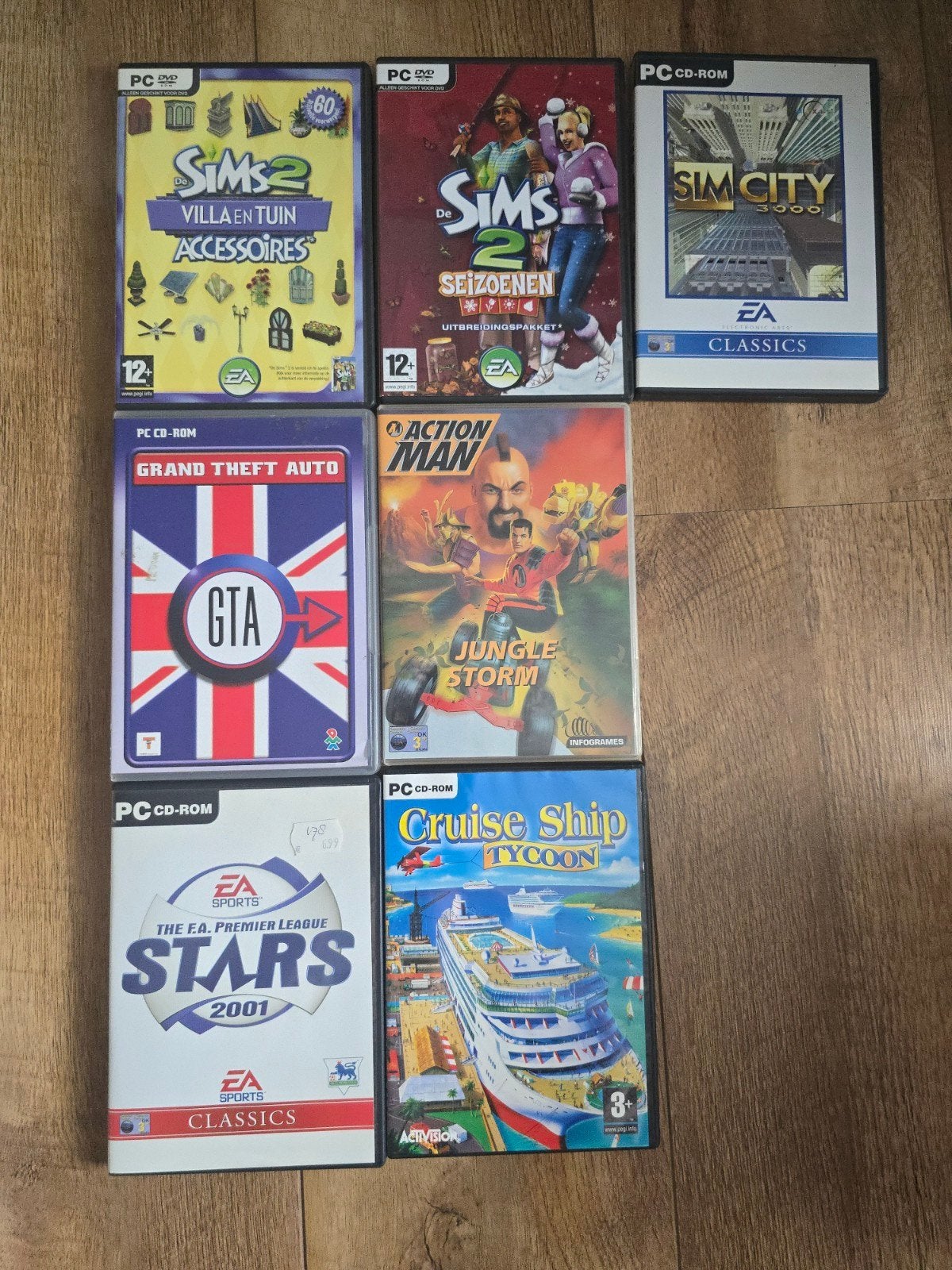 Diverse PC CD-ROM spellen, Spelcomputers en Games, Games | Pc, Ophalen, Overige genres, 1 speler, Zo goed als nieuw