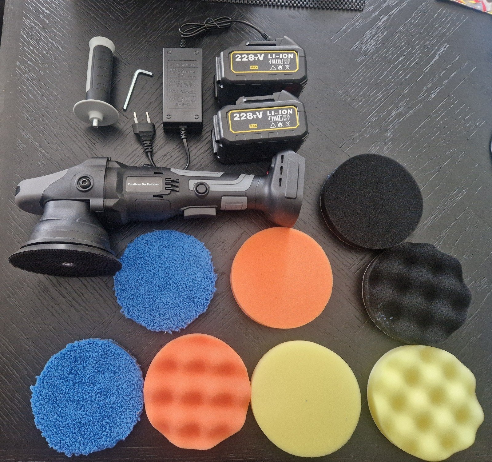 5 inch exentrische polijstmachine ook voor makita accu's, Ophalen of Verzenden, Nieuw