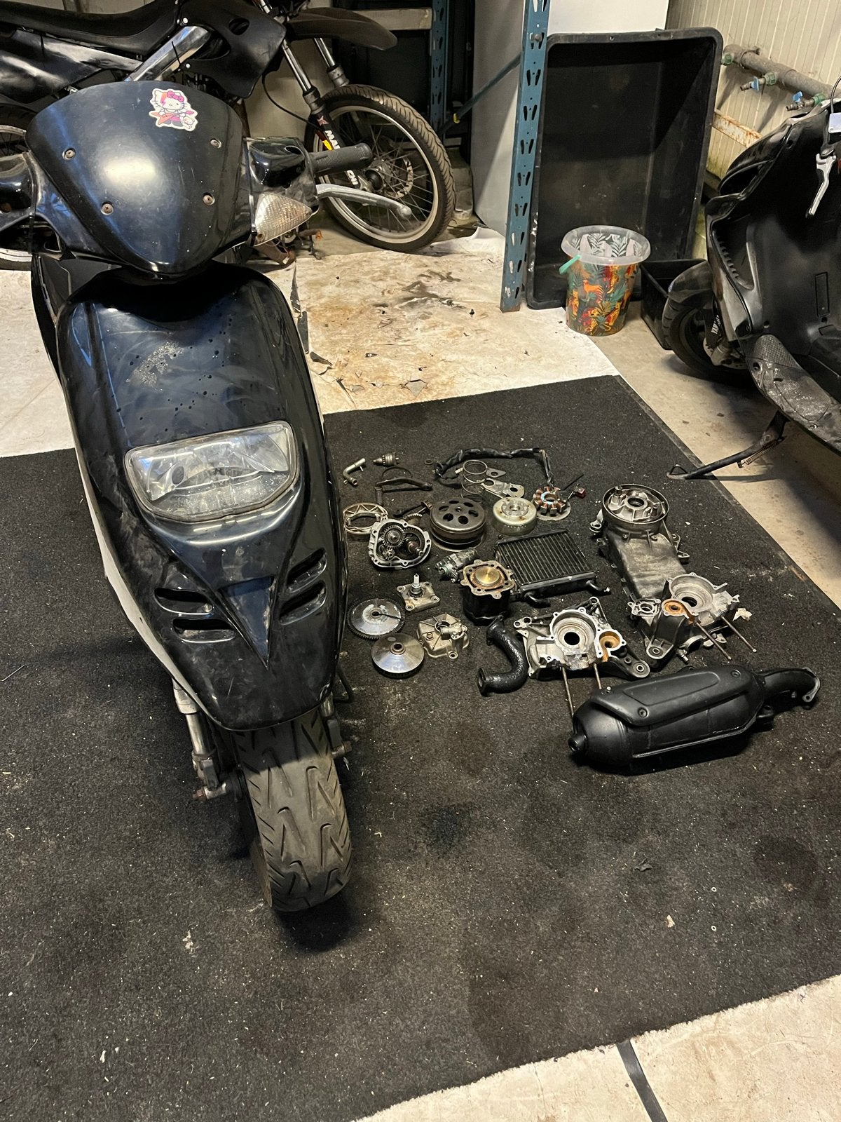 Gilera typhoon 125cc bouwproject, Ophalen, Gebruikt, Overige typen, Overige merken