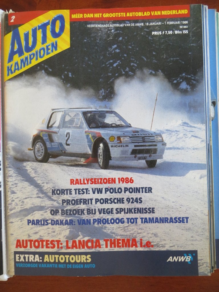 Autokampioen 2 1986 Volkswagen Polo Pointer, Porsche 924 S, Ophalen of Verzenden, Nieuw, Porsche