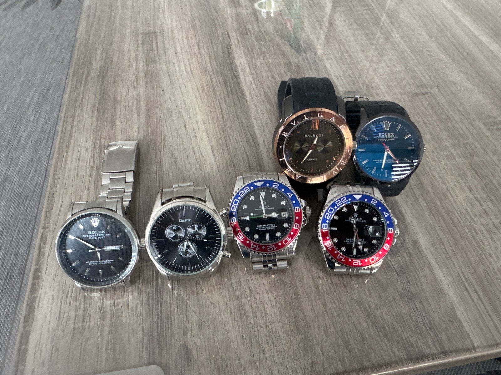 Diverse horlogecollectie: Rolex, Bvlgari en meer, Sieraden, Tassen en Uiterlijk, Ophalen, Gebruikt, Polshorloge, Rolex