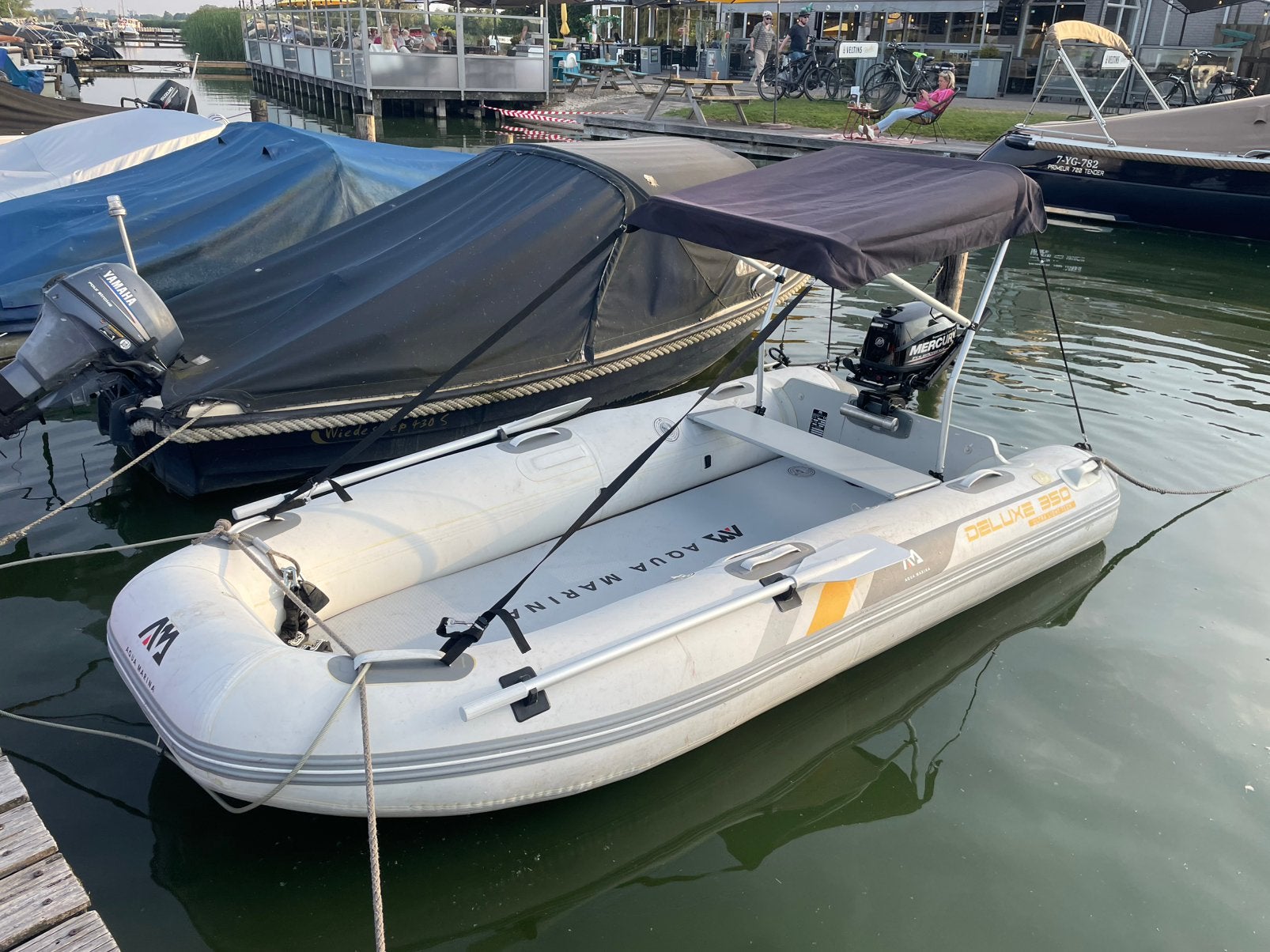 Aqua Marina 350 Deluxe met 5 pk, Ophalen, Gebruikt, Overige typen
