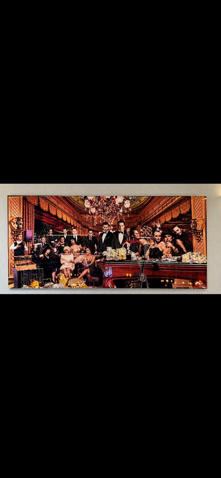 Schilderij - Maffia, Antiek en Kunst, Ophalen, Figuren