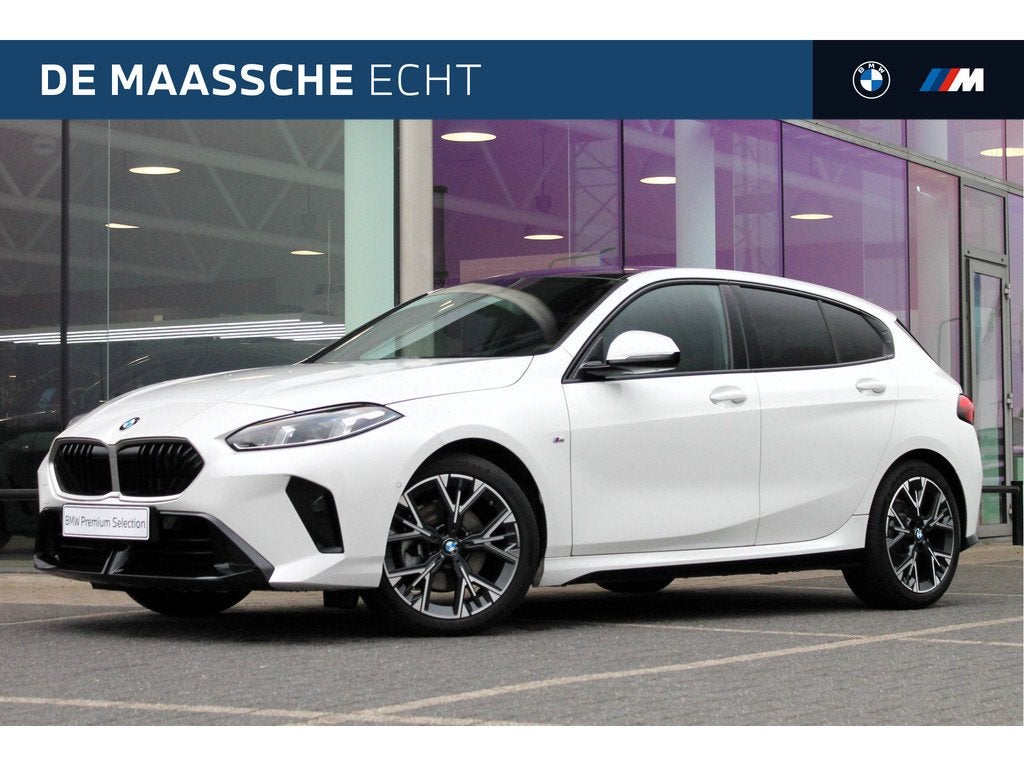 BMW 1 Serie 120 High Executive M Sport Automaat / Sportstoel, Auto's, BMW, Bedrijf, Te koop, 1-Serie, Achteruitrijcamera, Airconditioning