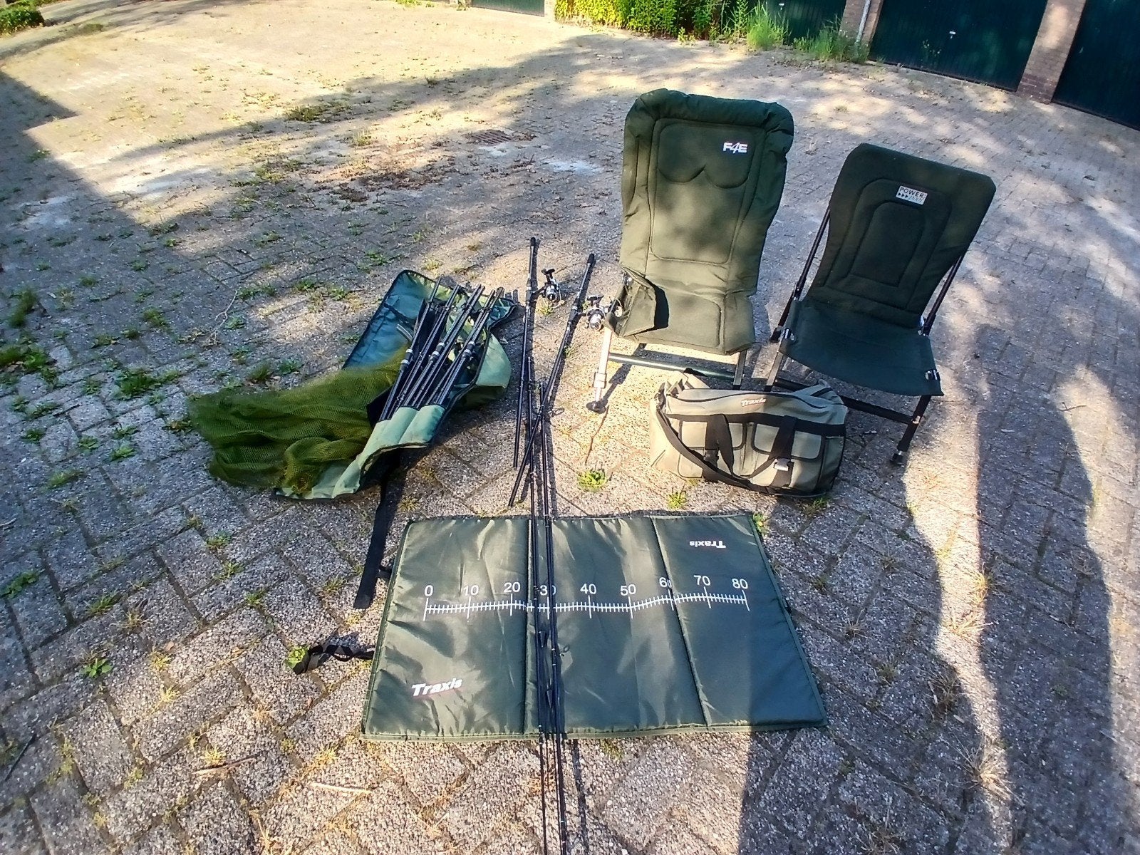 Complete Karpervis Set - Zo goed als nieuw, Ophalen