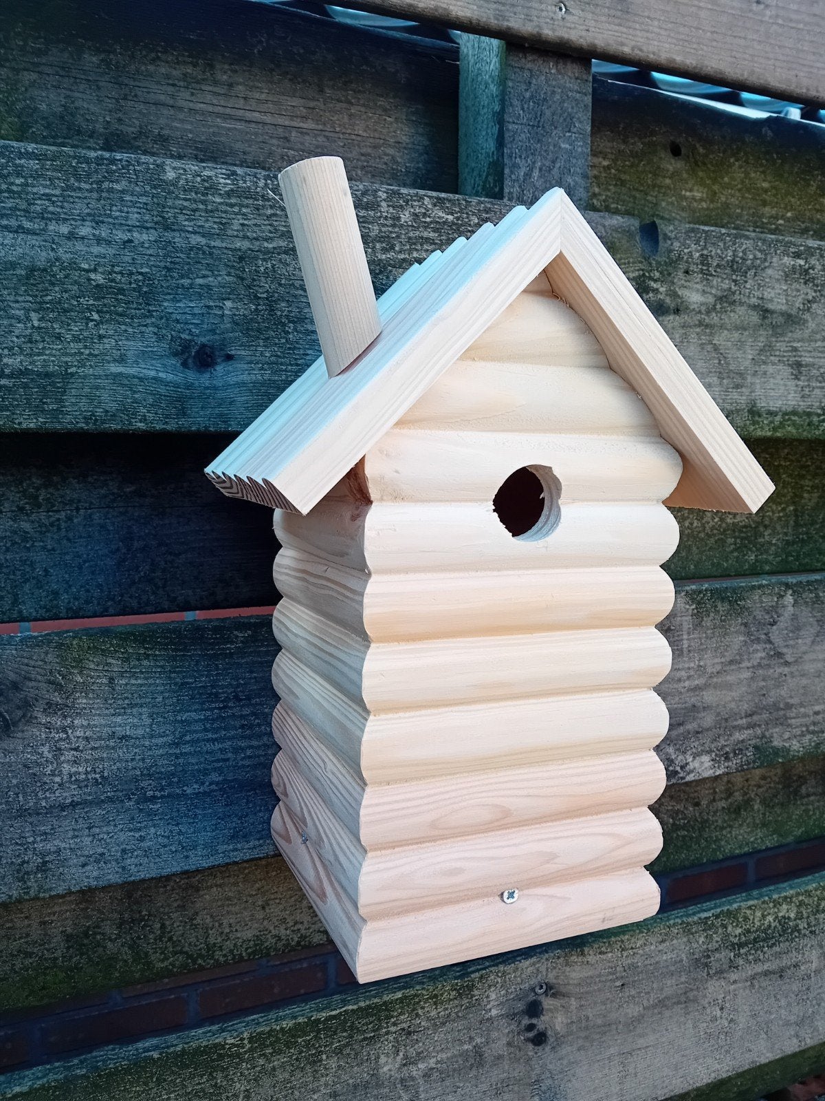 nestkastje vogelhuisje pimpelmees koolmees douglas hout, Ophalen of Verzenden, Nieuw