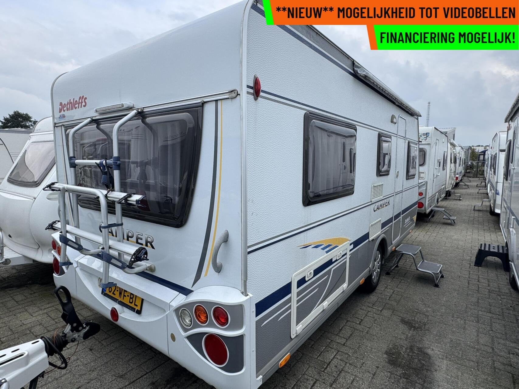Dethleffs CAMPER 510V, ENKELE BEDDEN, RONDZIT,MOVER,VOORTENT, Rondzit, Bedrijf, Hordeur, Tot en met 4