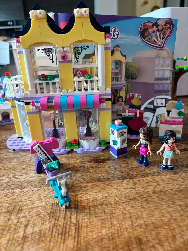 Lego Friends 41427 Emma's Modeboetiek, Ophalen of Verzenden, Gebruikt, Complete set, Lego
