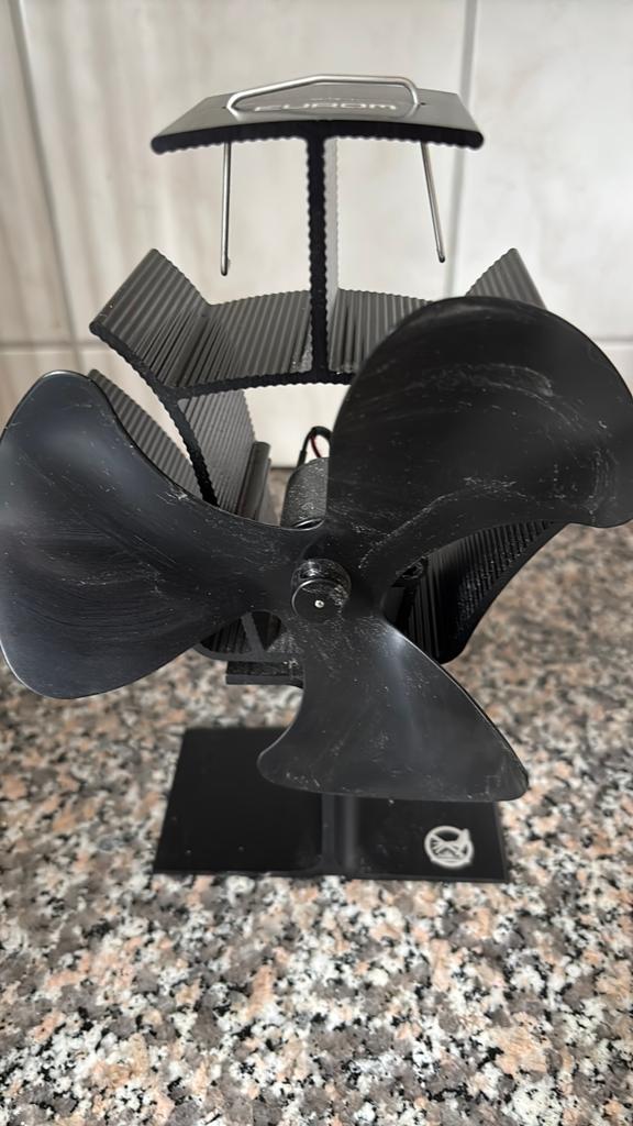 Kachel ventilator, Witgoed en Apparatuur, Ventilatoren, Ophalen, Zo goed als nieuw