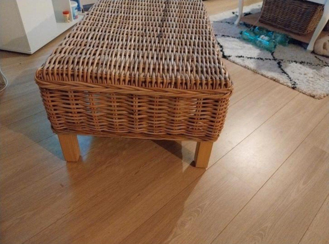 Rotan salontafel, Ophalen, Rond, 50 tot 100 cm, 50 tot 100 cm