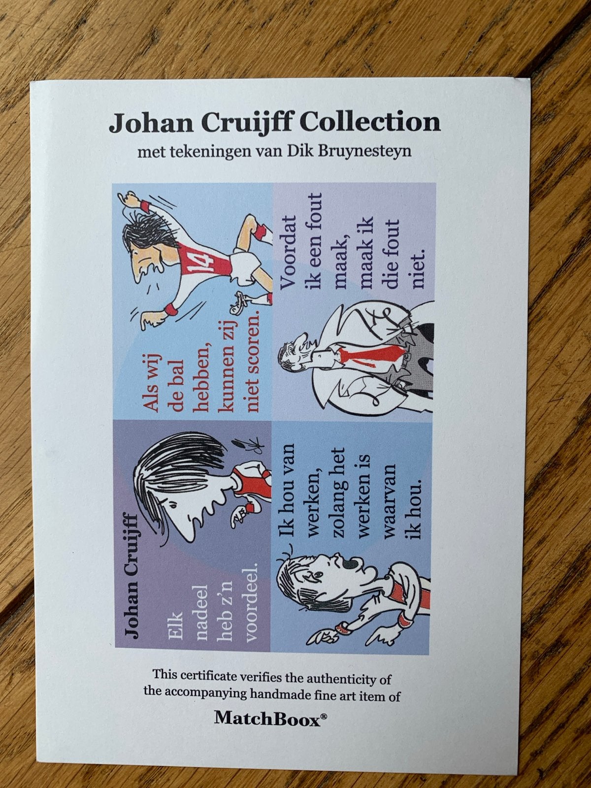 Johan Cruijff Collection MatchBoox - Dik Bruynesteyn, Ophalen of Verzenden, Zo goed als nieuw, Ajax, Overige typen