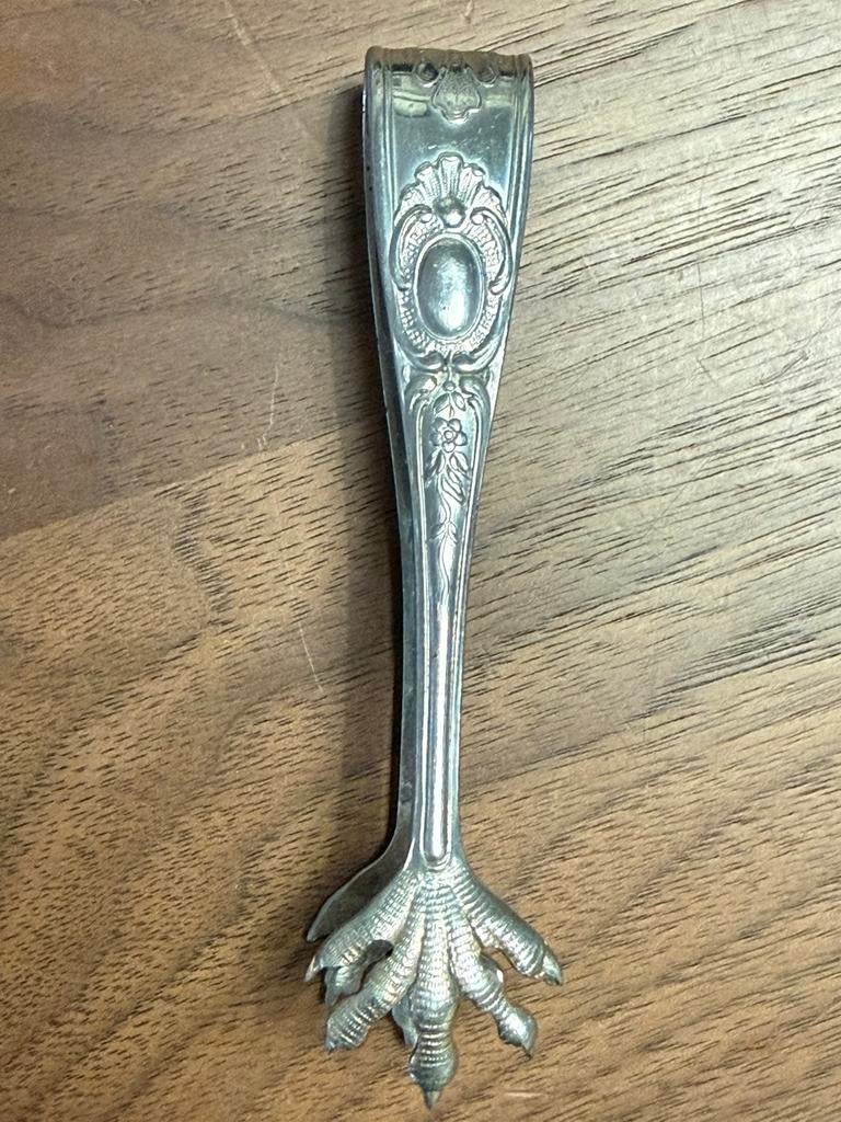 Suikerklontjes tang 1900, Antiek en Kunst, Antiek | Bestek, Ophalen of Verzenden