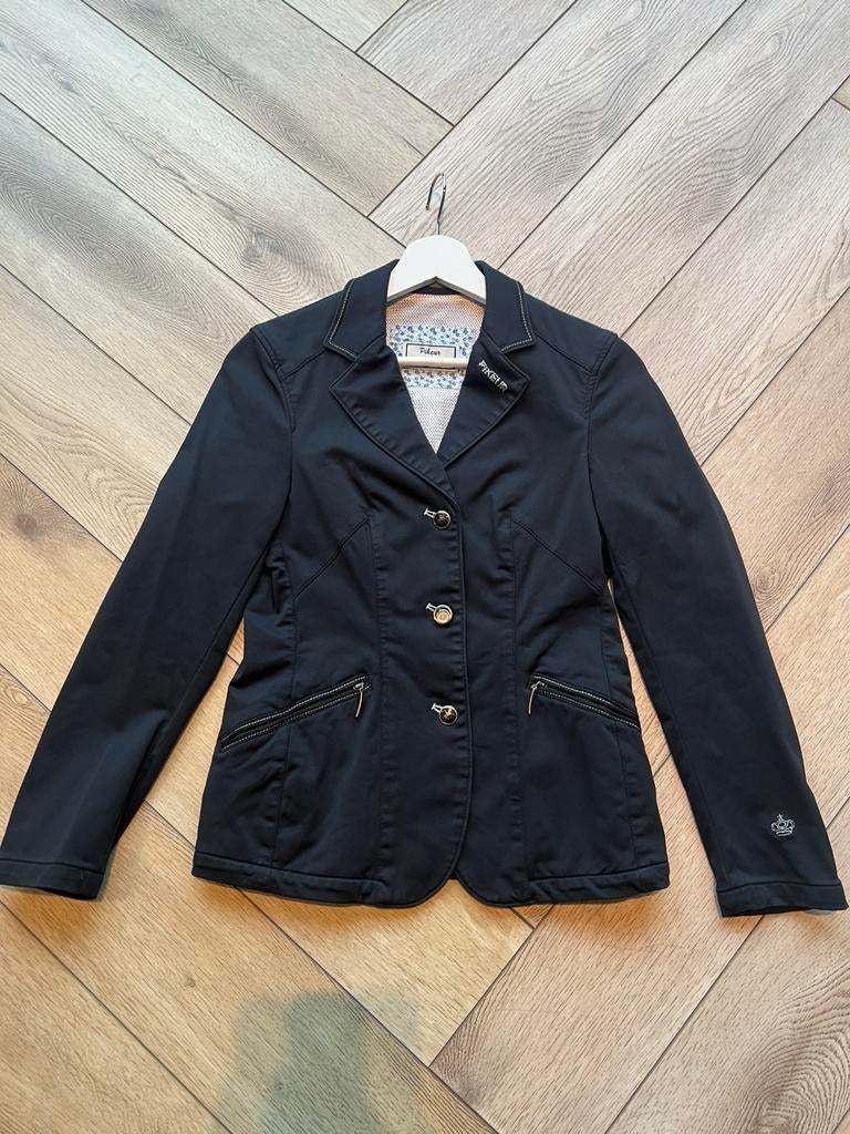 Wedstrijd jasje pikeur zwart, Ophalen of Verzenden, Zo goed als nieuw, Bovenkleding, Kinderen