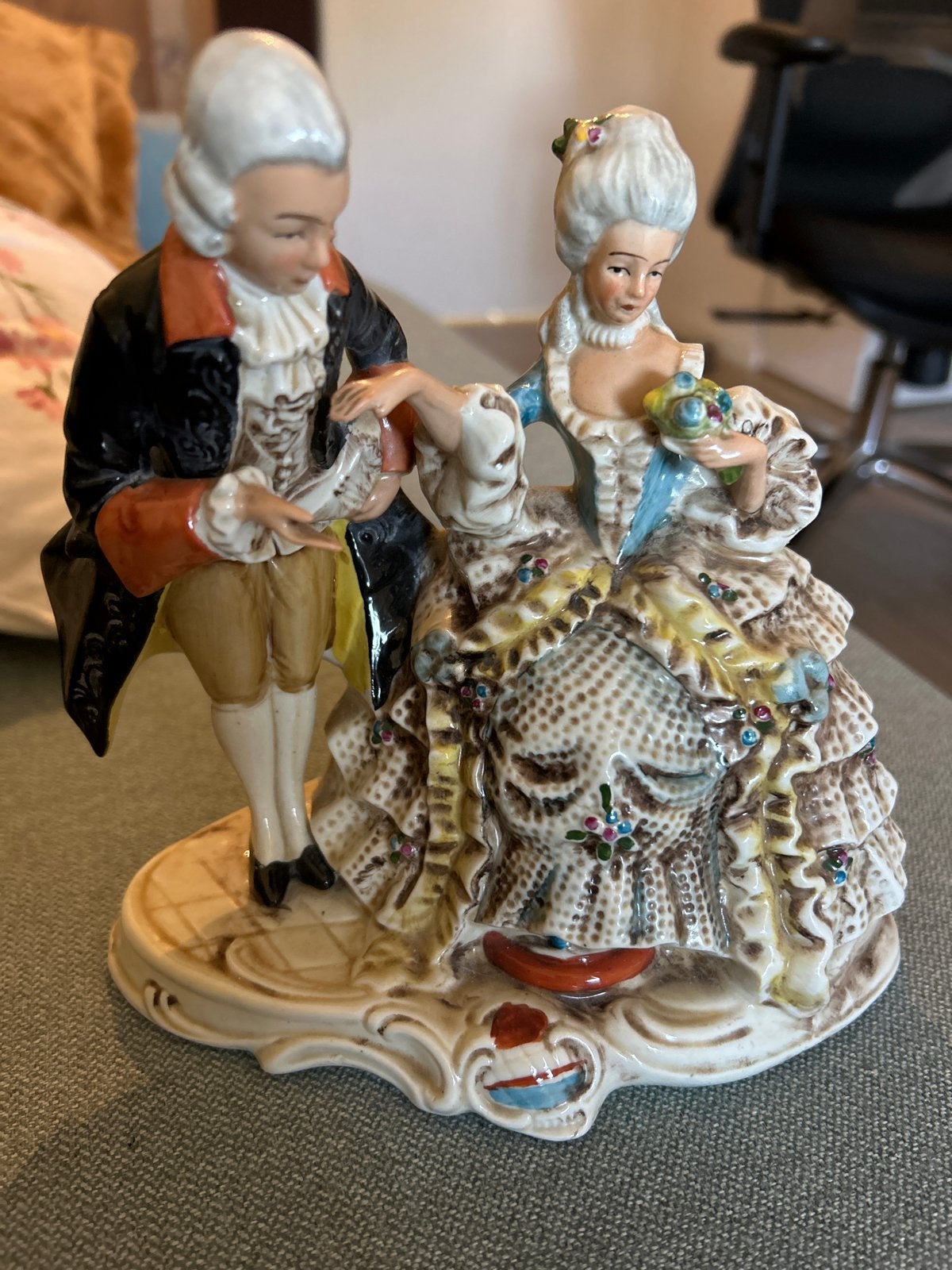 Porseleinen Rococo Beeldje - Gräfenthal (Carl Scheidig), Ophalen of Verzenden