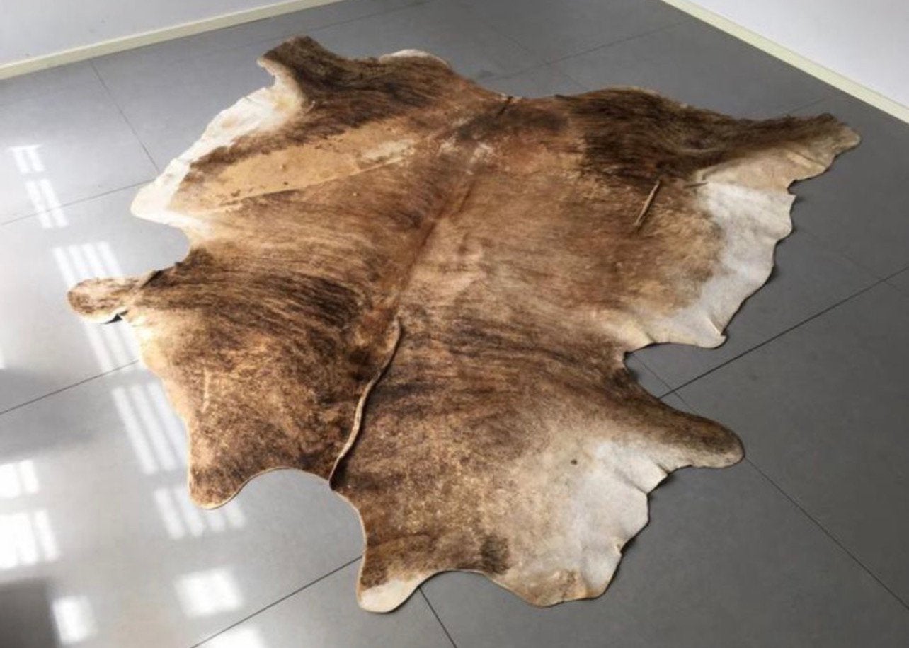 Koeienhuid, Ophalen, Beige, 150 tot 200 cm, 200 cm of meer