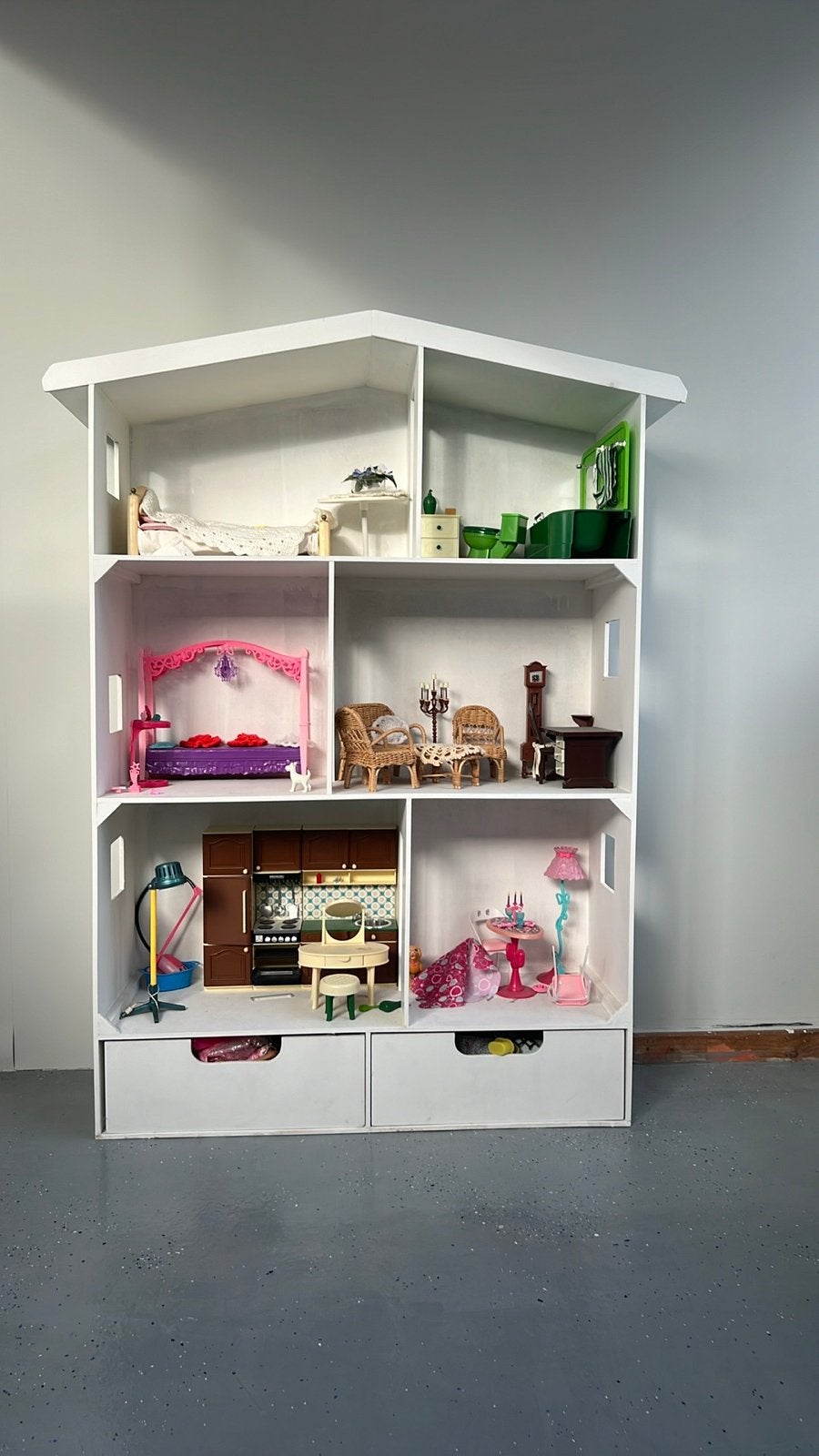 Groot poppenhuis, Ophalen, Gebruikt, Poppenhuis