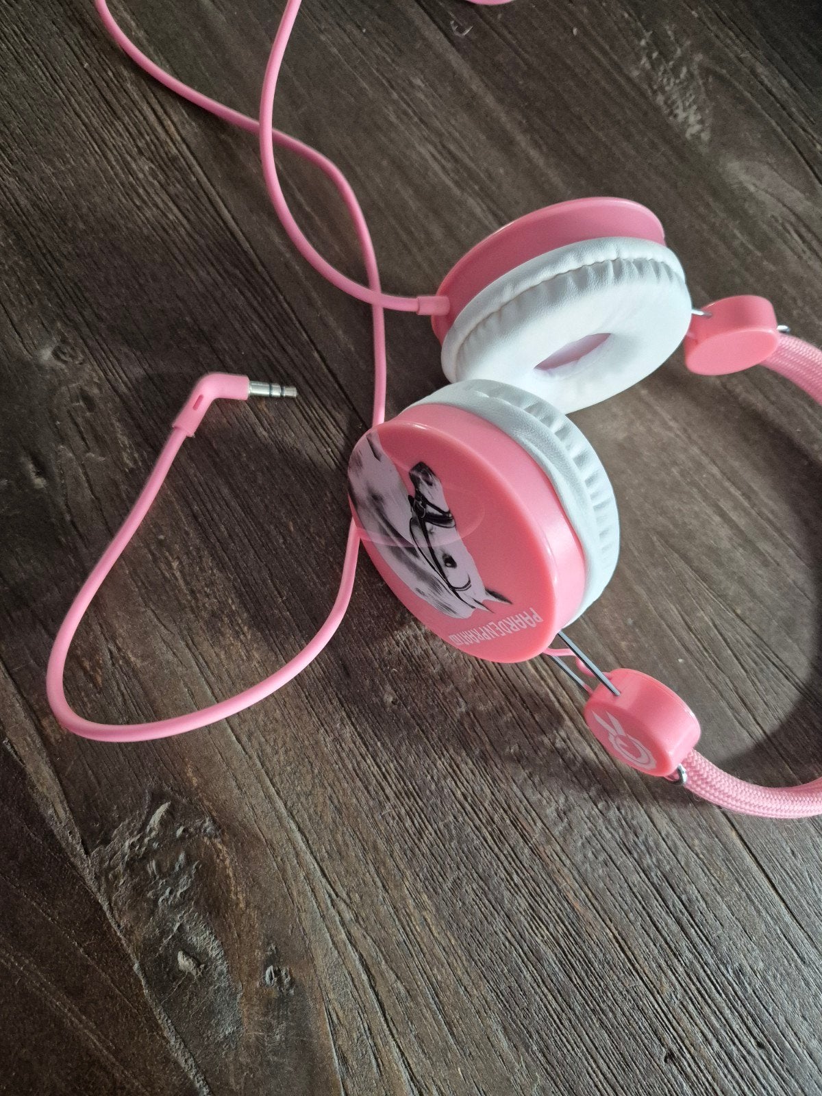 Roze koptelefoon Paardenpraat TV, Ophalen of Verzenden, Gebruikt, Roze, Overige merken