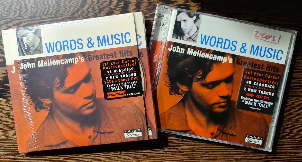 JOHN MELLENCAMP - Words & Music ( 2CD / 2CD & DVD ), Ophalen of Verzenden, Zo goed als nieuw, Poprock