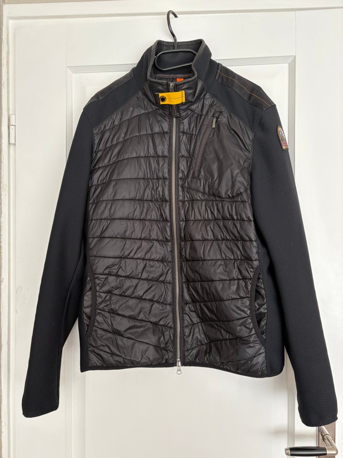 Parajumpers hybride Fleece Nylon Jacket, Ophalen of Verzenden, Zo goed als nieuw, Maat 48/50 (M), Zwart