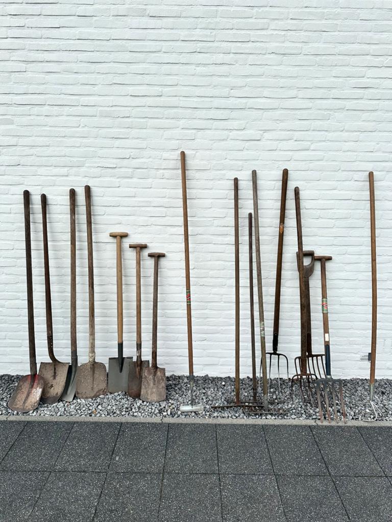 Schoppen / spades / harken /, Ophalen of Verzenden, Gebruikt, Overige soorten