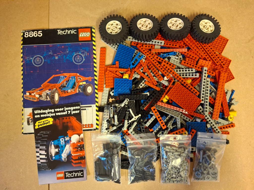 Lego 8865 Test Car. Jaren 80 Technic, Lego, 33 Bath Road, Slough, UK, Lego, Compleet