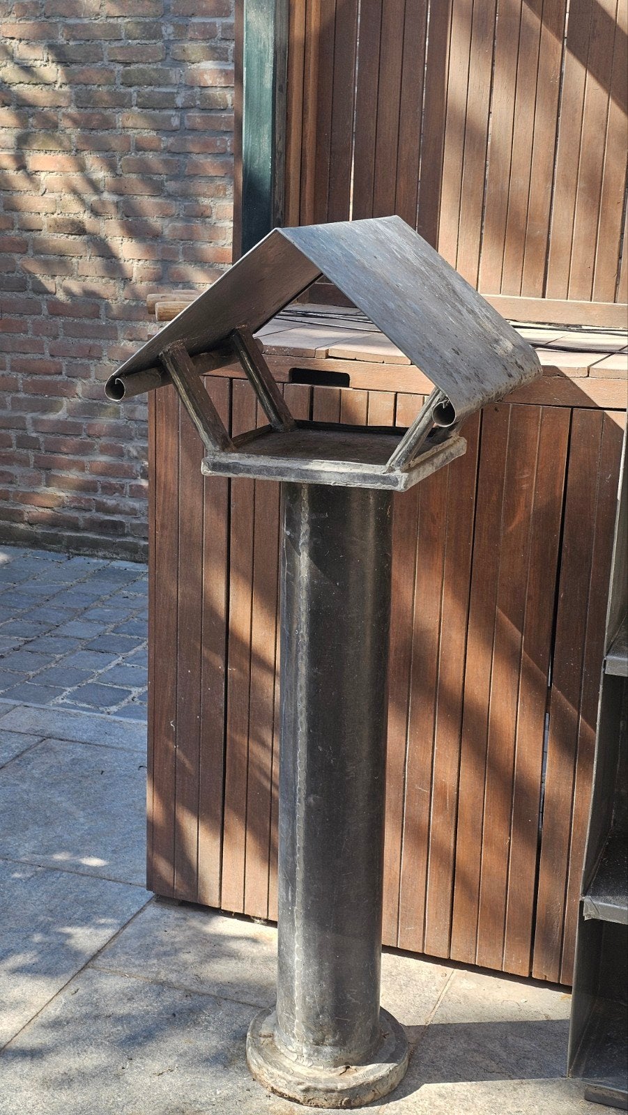 Vogels voerderplank - vogelhuisje lood plateau voeder plank, Ophalen of Verzenden