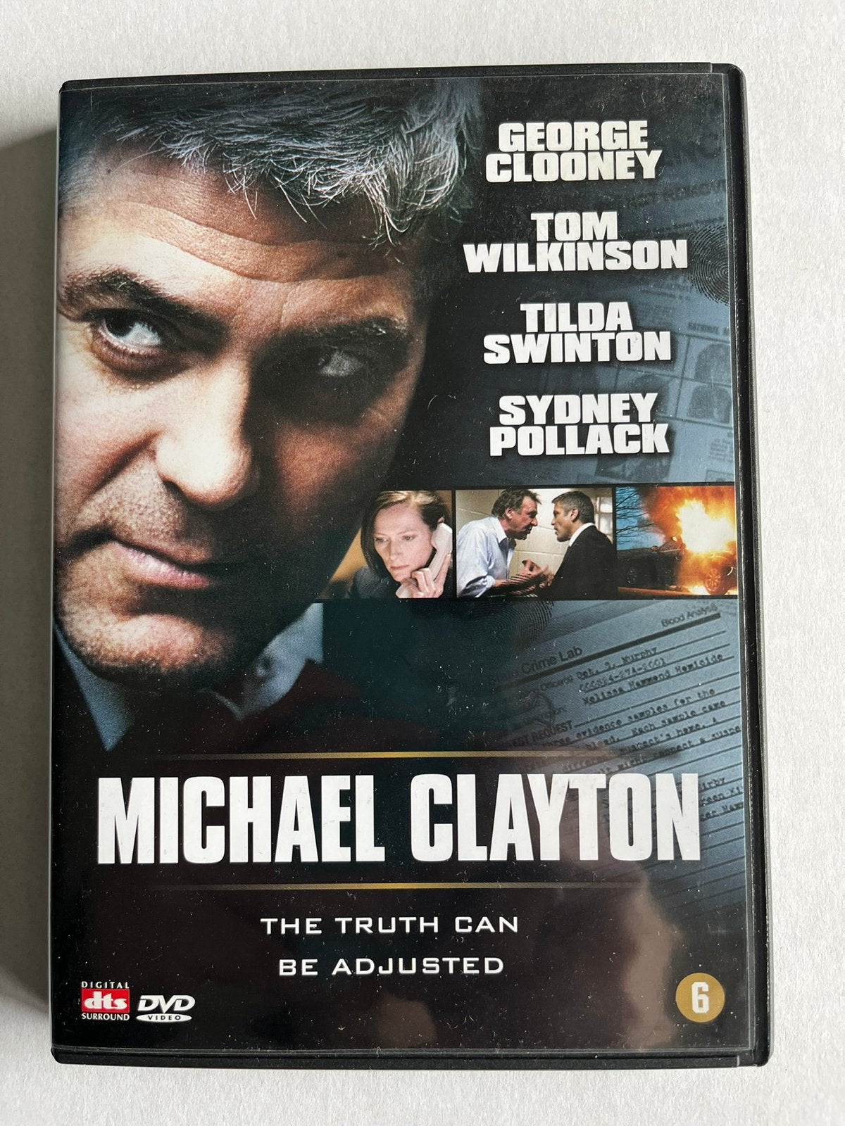 Michael Clayton DVD - George Clooney, Vanaf 6 jaar, Ophalen of Verzenden, Gebruikt, Actiethriller
