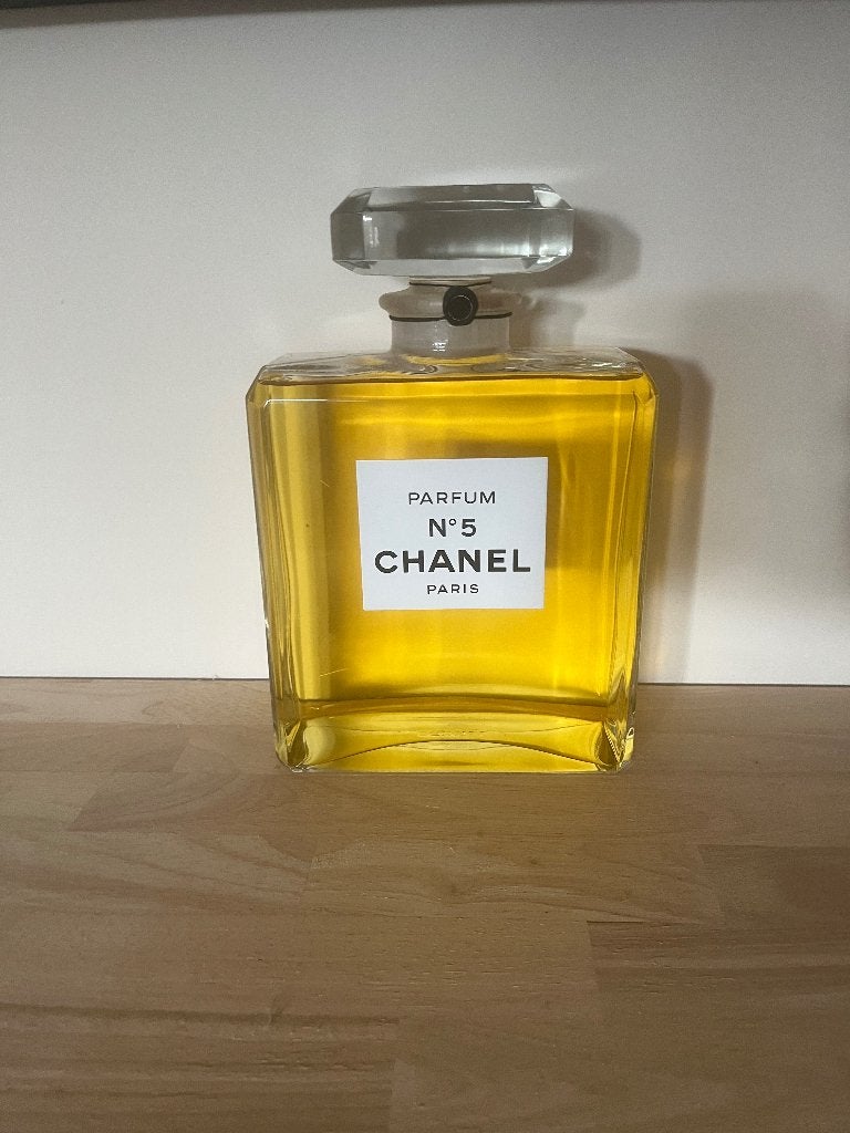 Chanel no5 factice xxl, Ophalen, Nieuw, Overige typen, Gevuld
