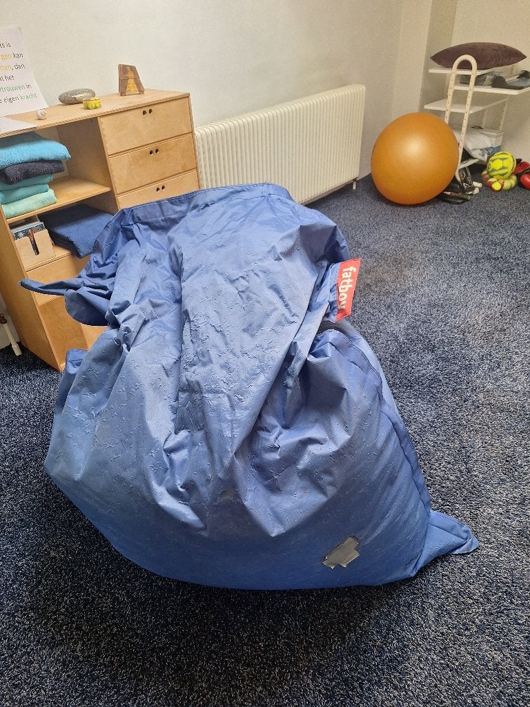 fatboy, Ophalen, Gebruikt, Blauw, Zitzak