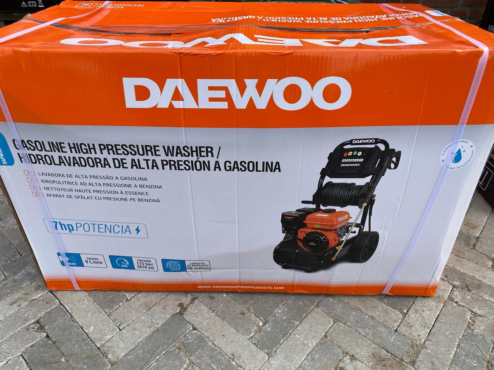 Nieuwe Daewoo Benzine Hogedrukreiniger 7pk, Ophalen, Nieuw, Overige typen