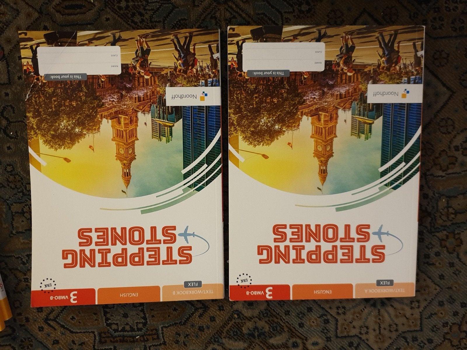 Stepping Stones 3 VMBO-B Engels Text/Workbook A & B, Boeken, VMBO, Engels, Noordhoff, Ophalen of Verzenden