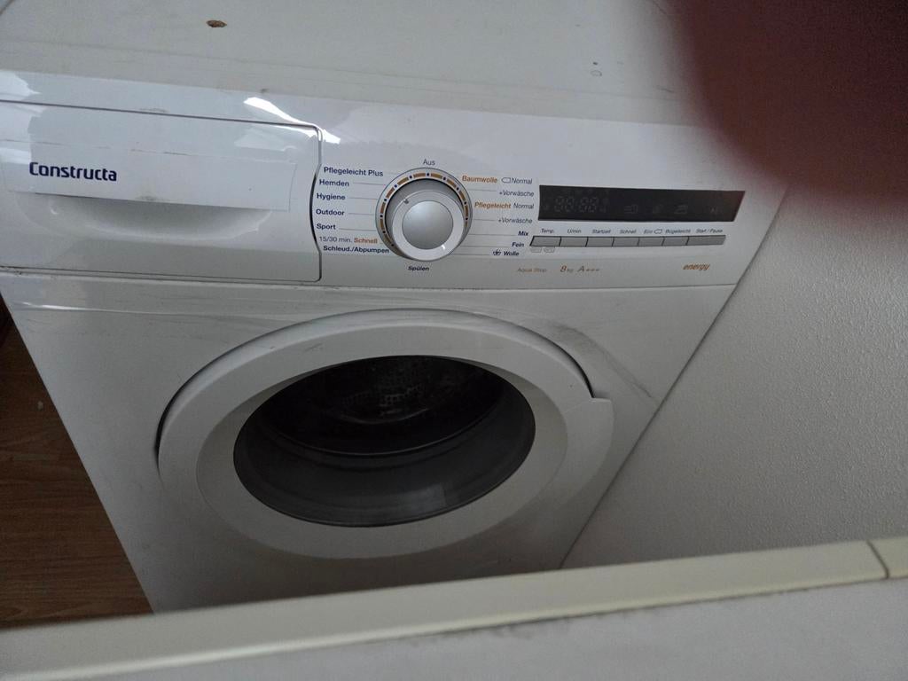 Constructa CWF14K2A/11 Wasmachine - 8kg, 1400 toeren, Witgoed en Apparatuur, Wasmachines, Ophalen, 1200 tot 1600 toeren, 8 tot 10 kg