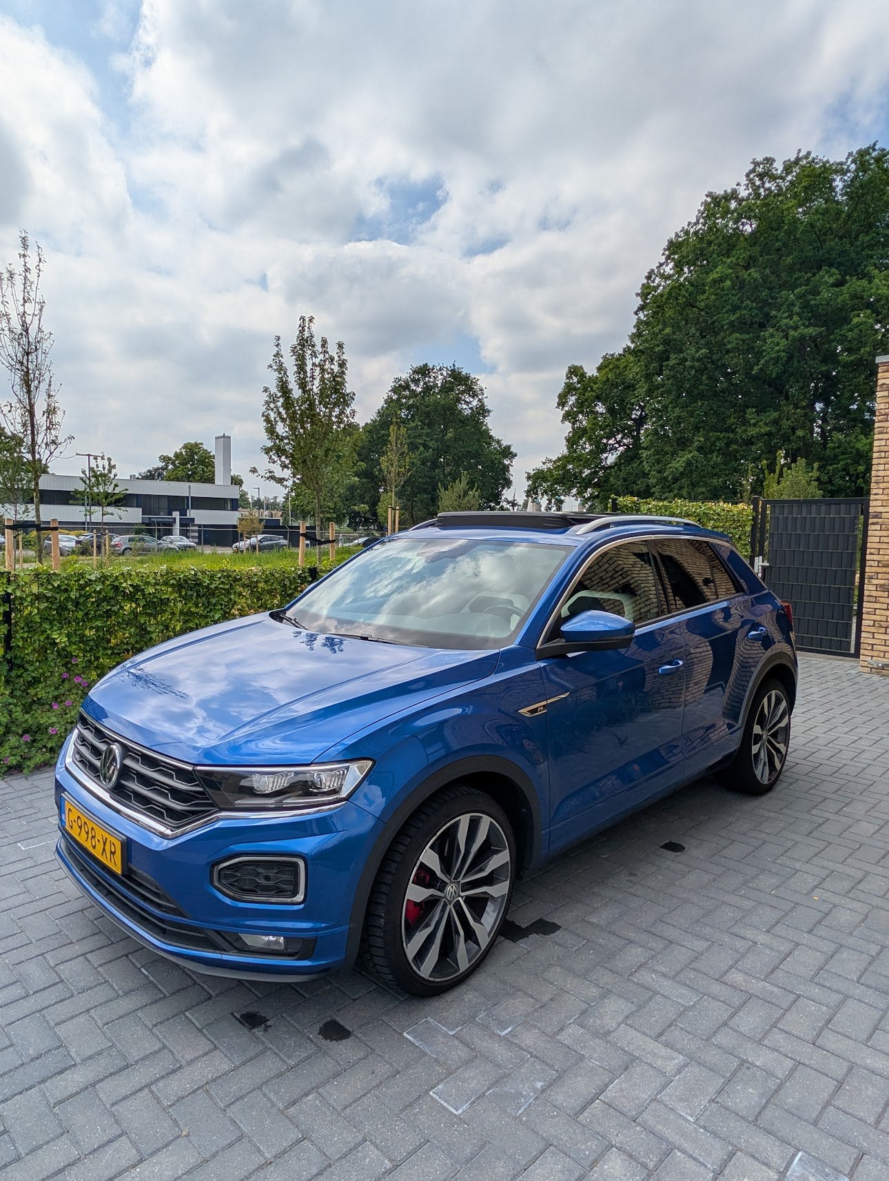 Volkswagen T-Roc 1.5 TSI 150pk 2020 Blauw, Auto's, 15 km/l, 1498 cc, 4 cilinders, Blauw