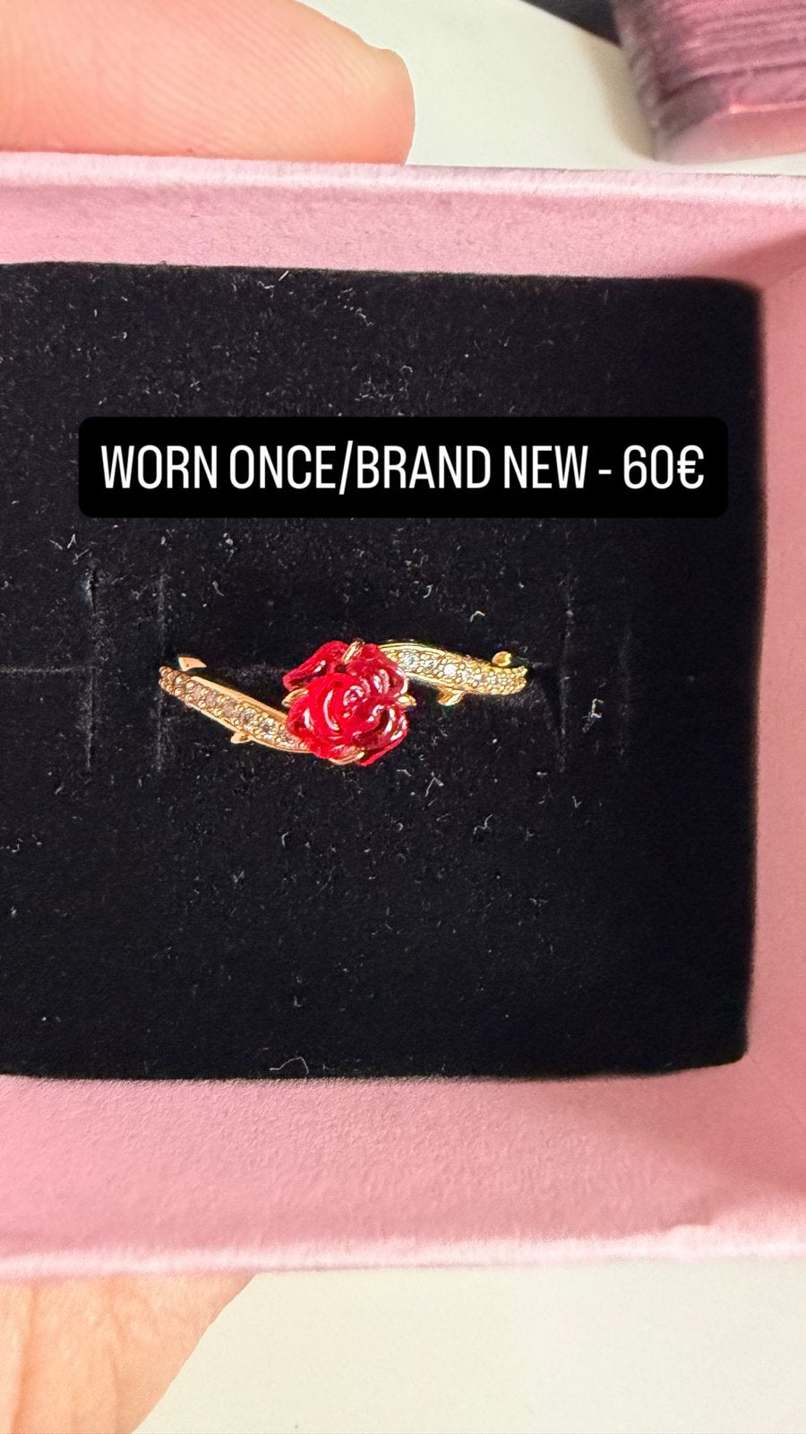 Pandora Disney Ring, Met kristal, Overige materialen, Ophalen of Verzenden, Zo goed als nieuw