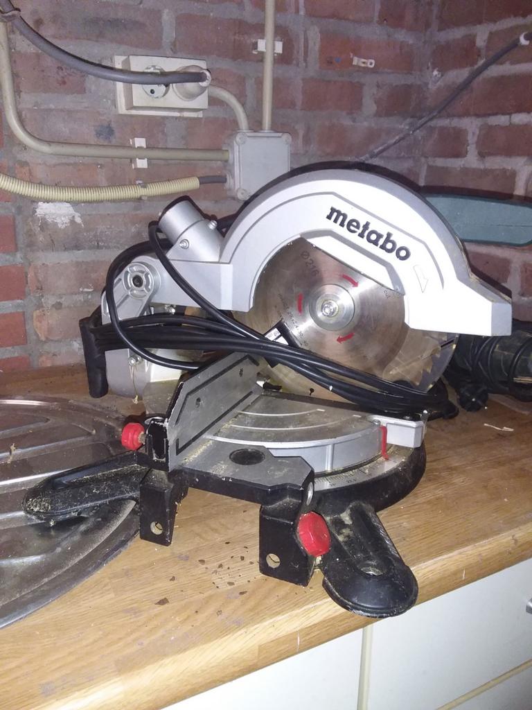 metabo afkortzaag  gebruikt, Ophalen, 1200 watt of meer, Afkortzaag, 30 tot 70 mm