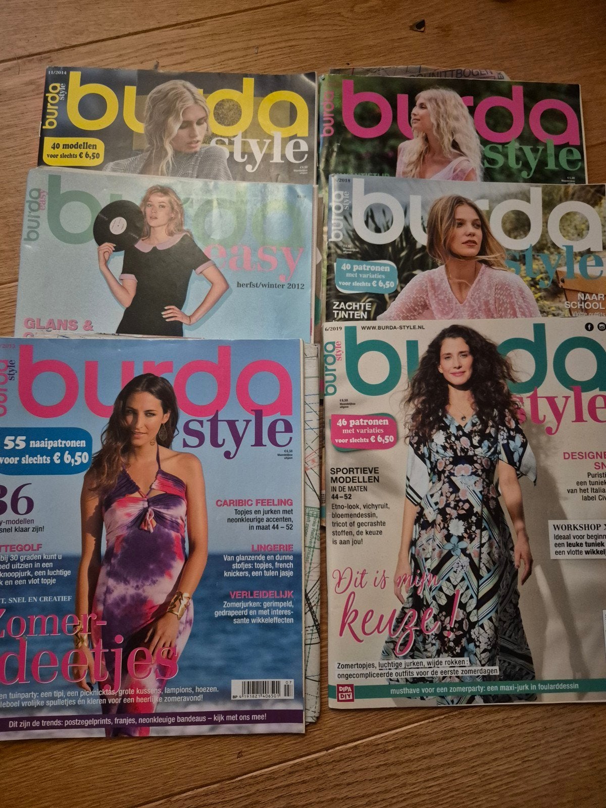 Burda Style en Burda Easy patronen (6 stuks), Hobby en Vrije tijd, Ophalen of Verzenden