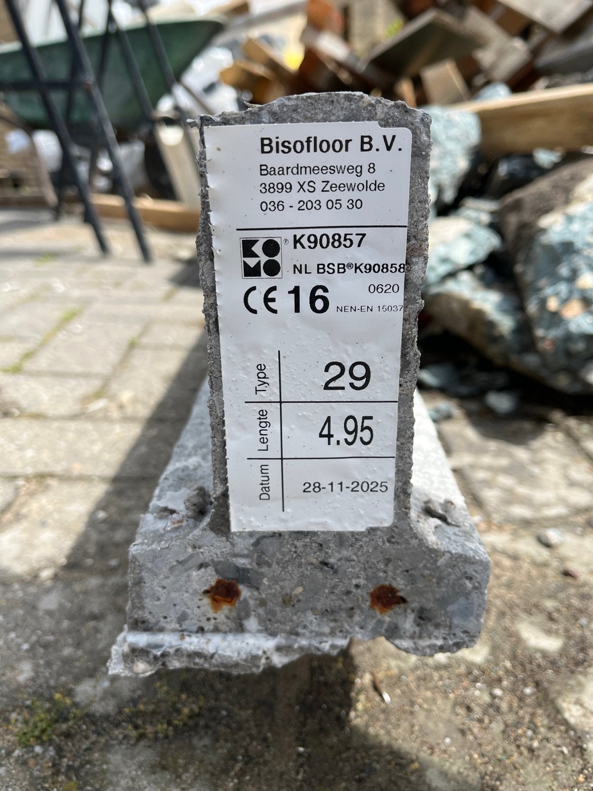 BisoFloor B.V. Betonbalken - Diverse Lengtes, Ophalen, Gebruikt, Balk, Overige houtsoorten
