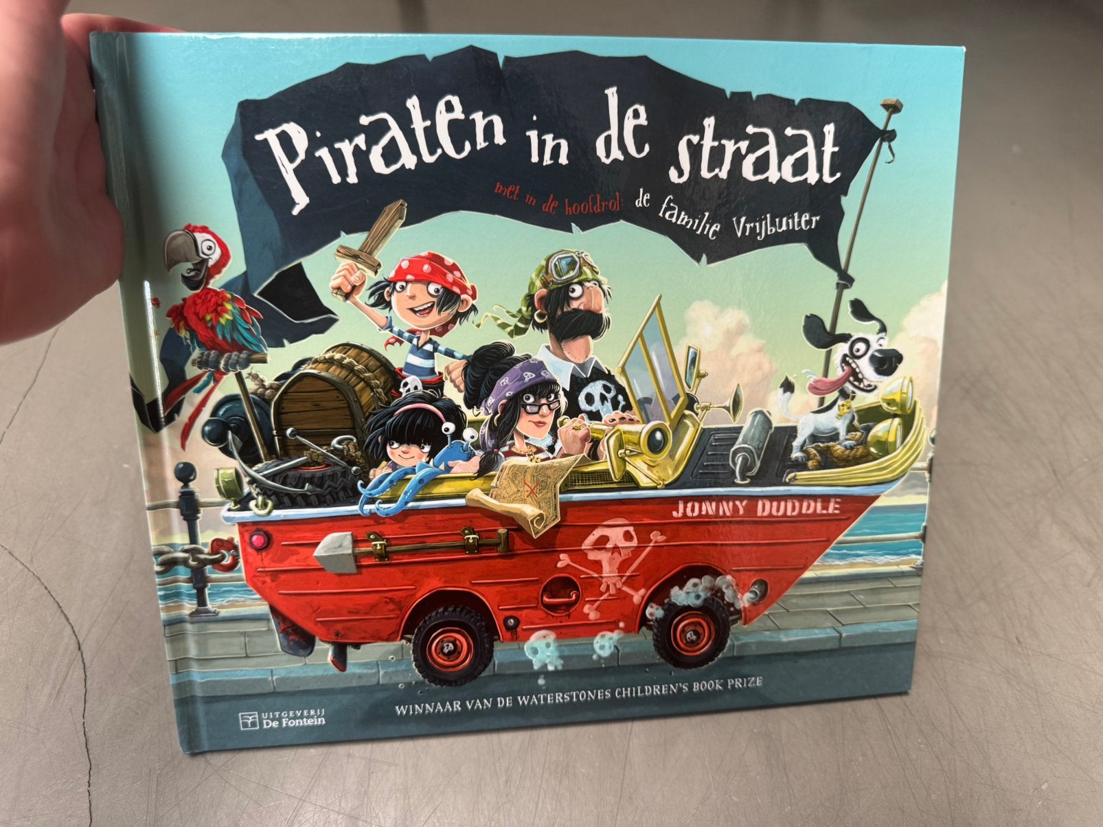 Jonny Duddle - Piraten in de straat, Ophalen of Verzenden, Gelezen, Jonny Duddle, Prentenboek