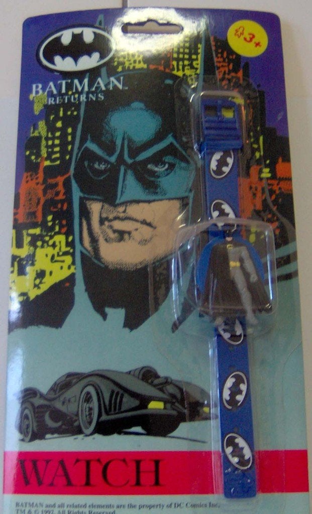 Batman Returns Watch Horloge nieuw in blister 1992., Ophalen of Verzenden, Nieuw, Film