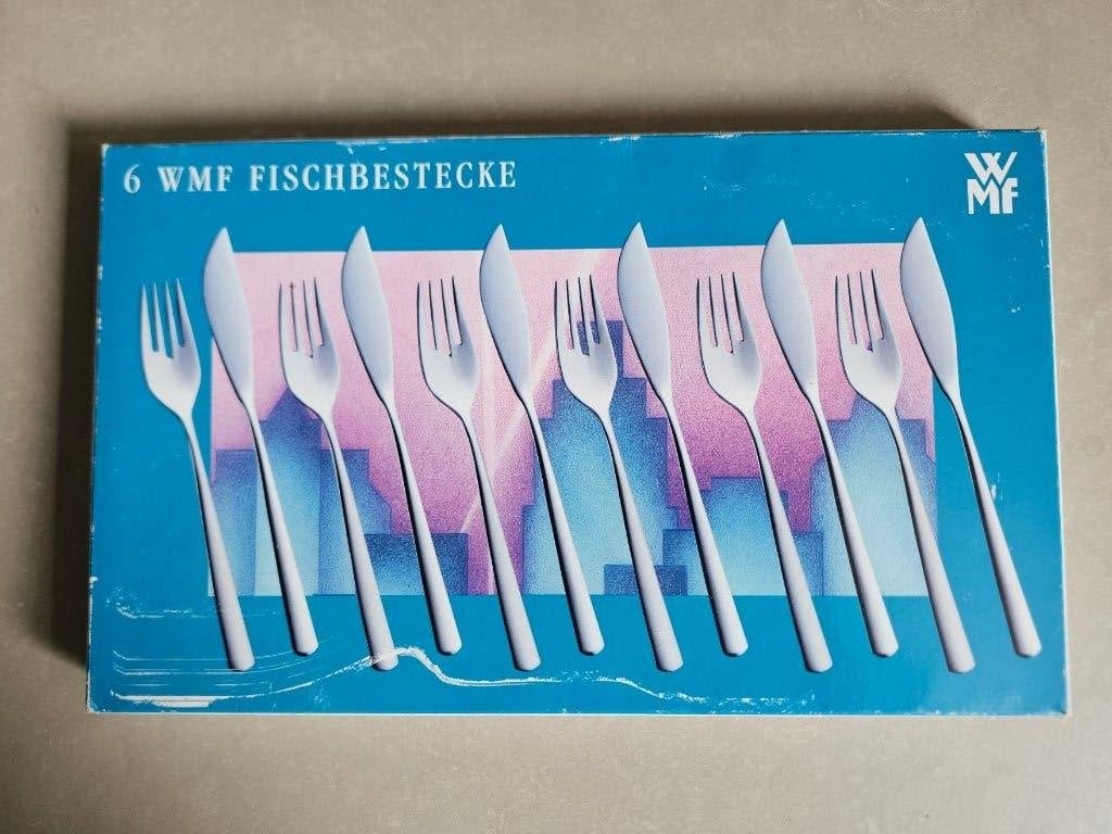 Visbestek, 6-delig, Bestekset, Ophalen of Verzenden, Zo goed als nieuw, Visbestek