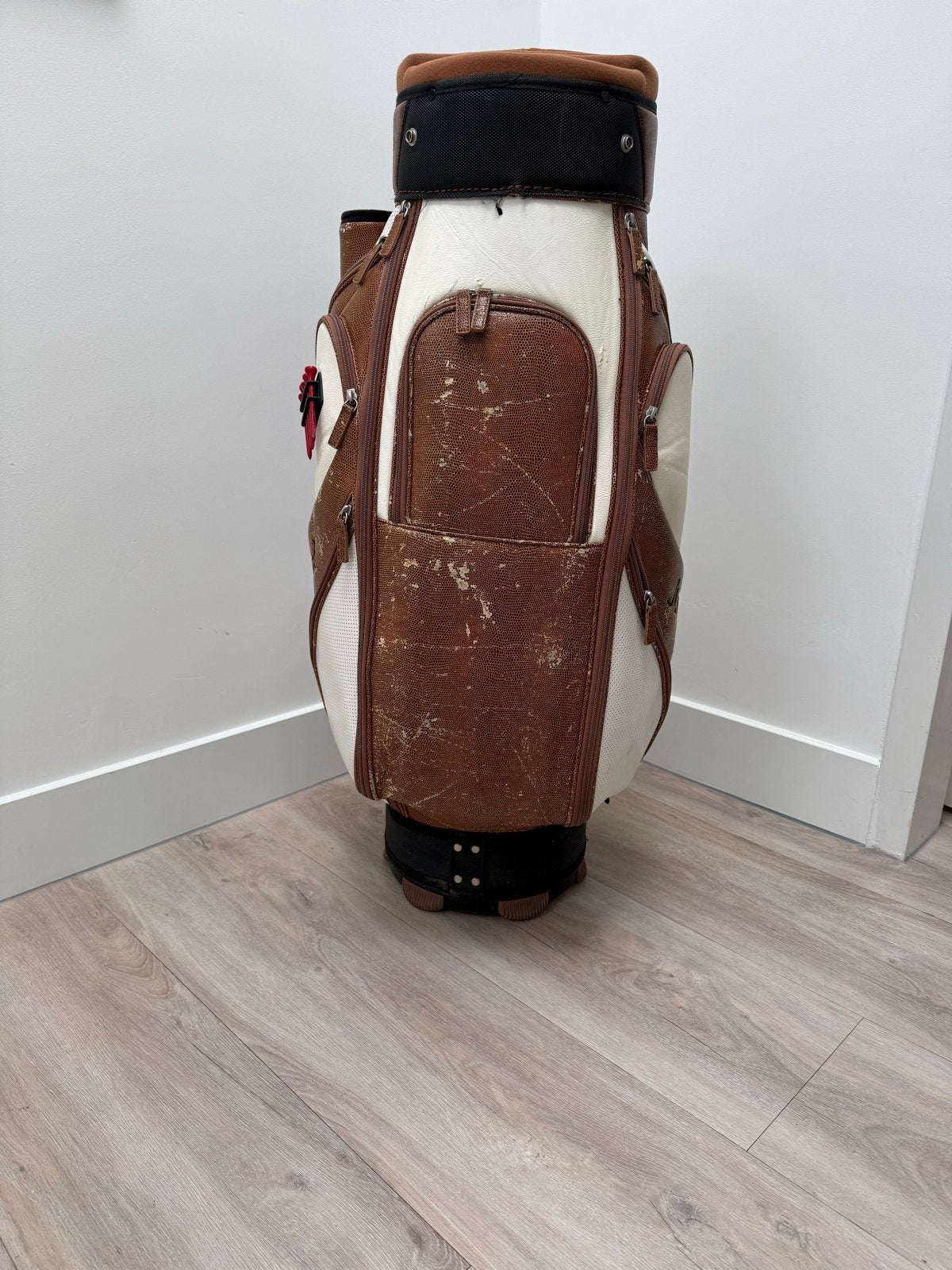 Jucad golftas - Vintage look cartbag, Ophalen, Gebruikt, Tas, Overige merken