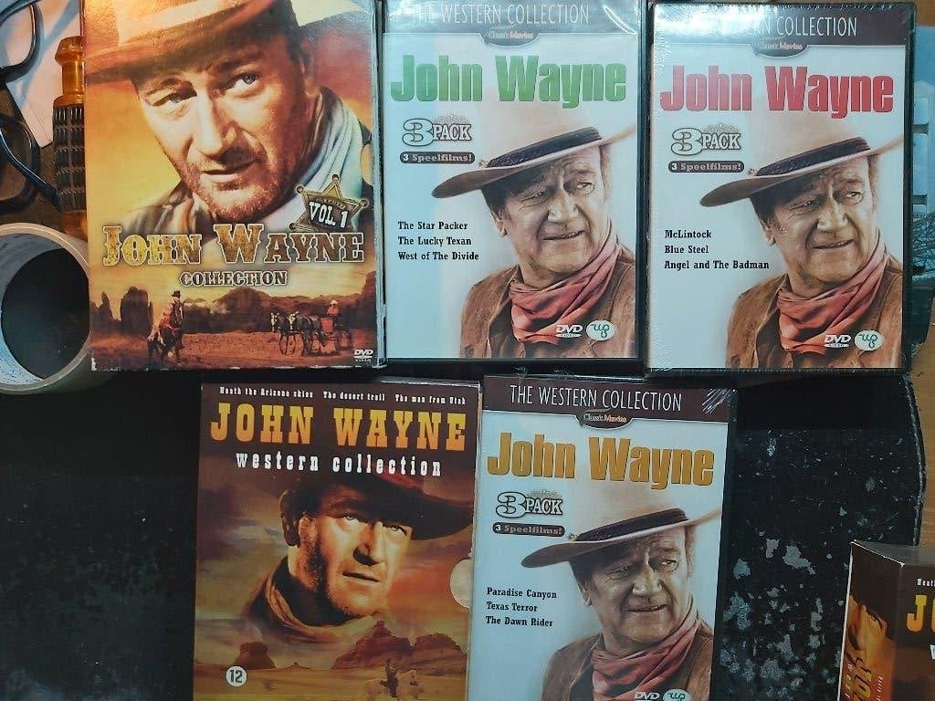 john wayne westerns 5 x, Engels, Alle leeftijden, Nederlands, Ophalen of Verzenden