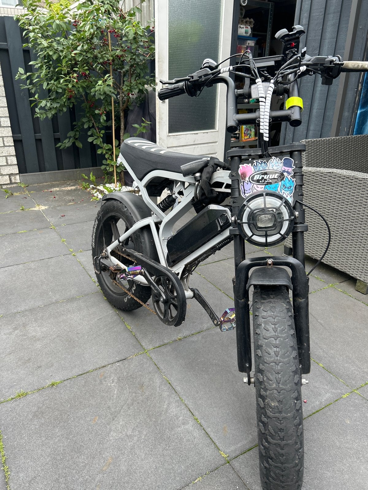 V20pro Nardo Grey E-bike met gashendel en trapondersteuning, Gebruikt, 59 cm of meer, 50 km per accu of meer, Ophalen