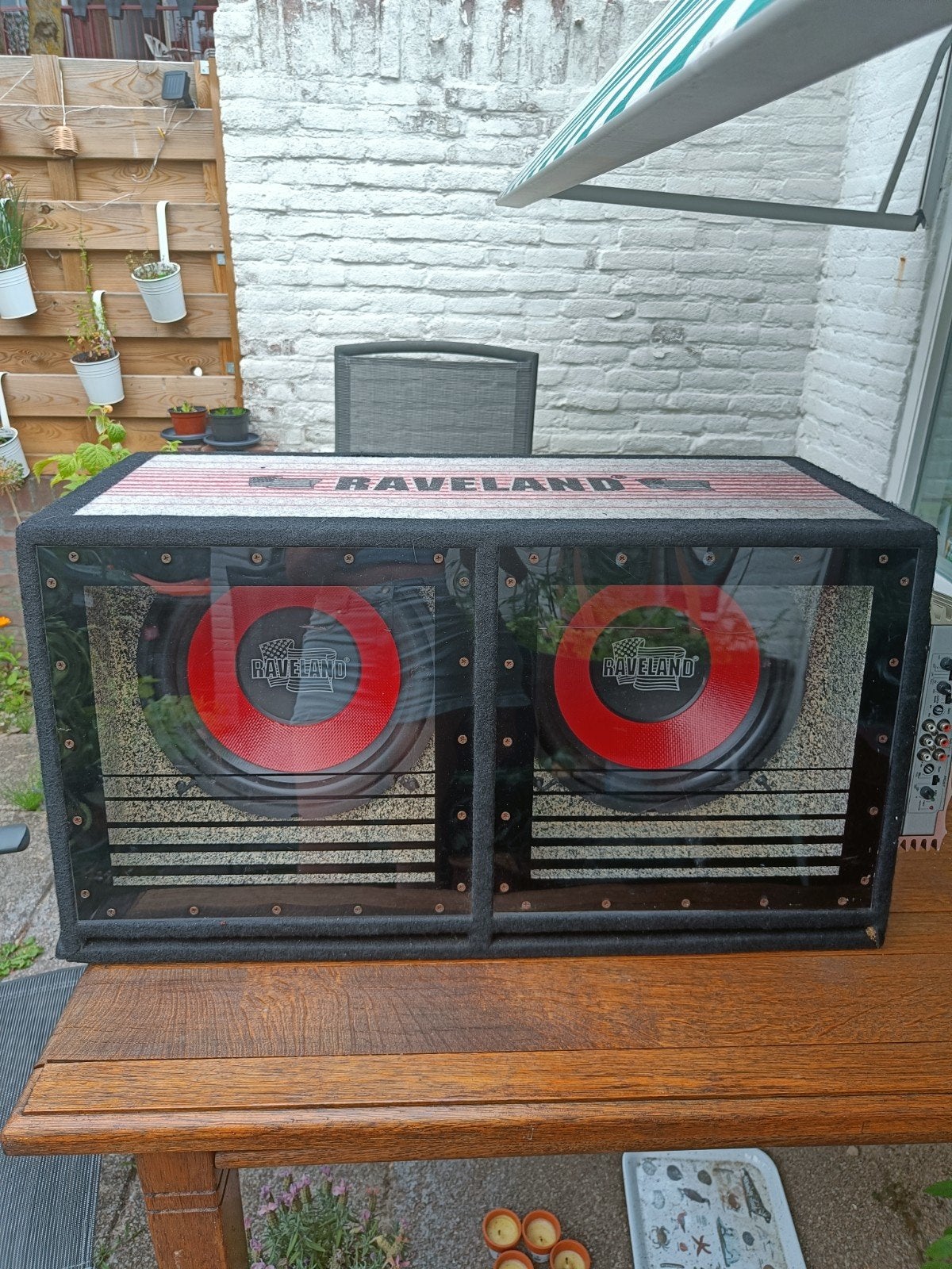 Subwoofer marquant raveland, Ophalen, Gebruikt