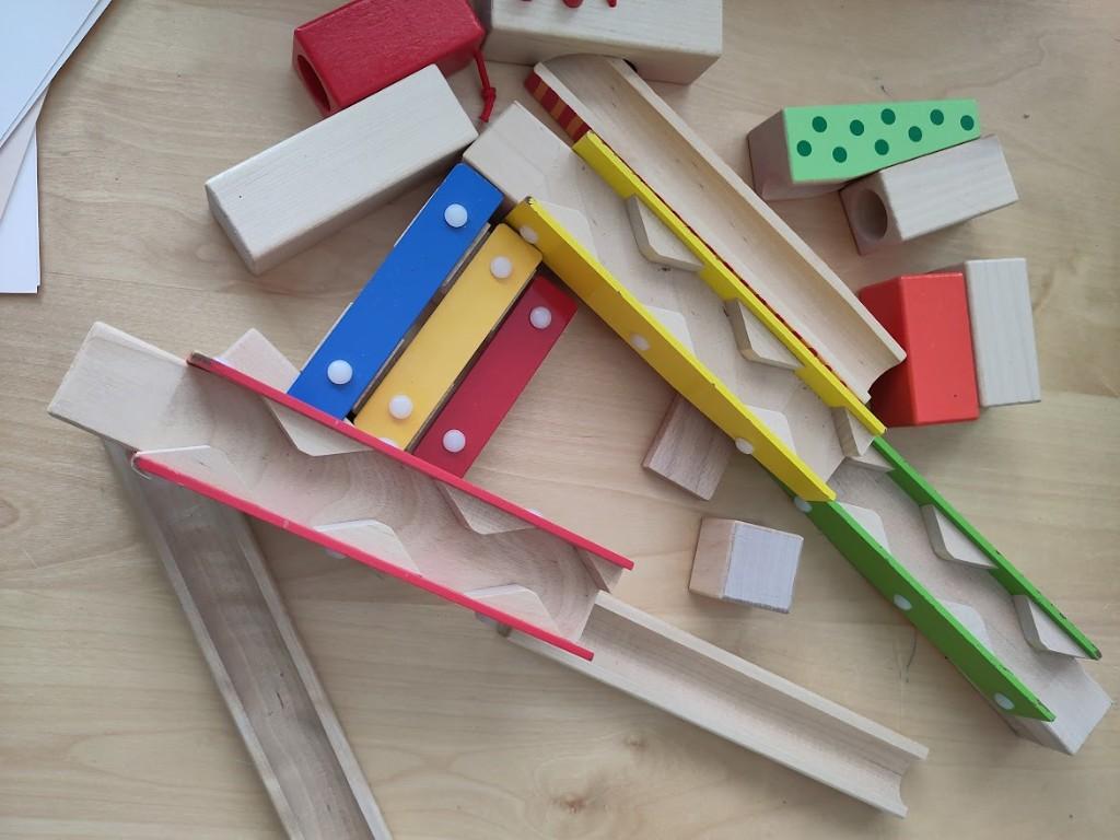 houten knikkerbaan, Ophalen, Gebruikt, Overige typen