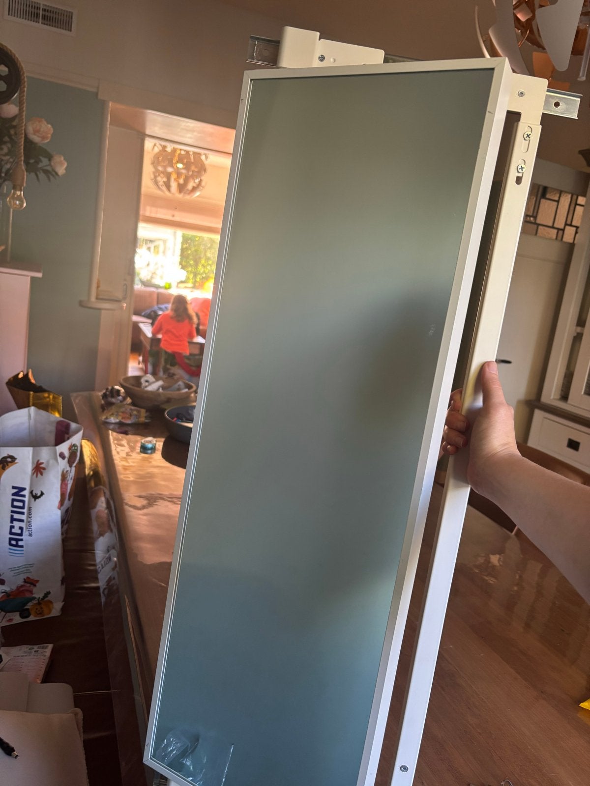 Uitschuifbare Komplement spiegel voor PAX kast, Minder dan 50 cm, Gebruikt, 100 tot 150 cm, Ophalen of Verzenden