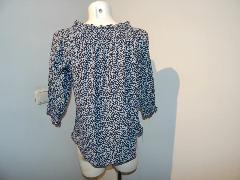 Studio Anneloes travel stretch truitje in printje S/M, Studio Anneloes, Zo goed als nieuw, Lange mouw, Maat 36 (S)